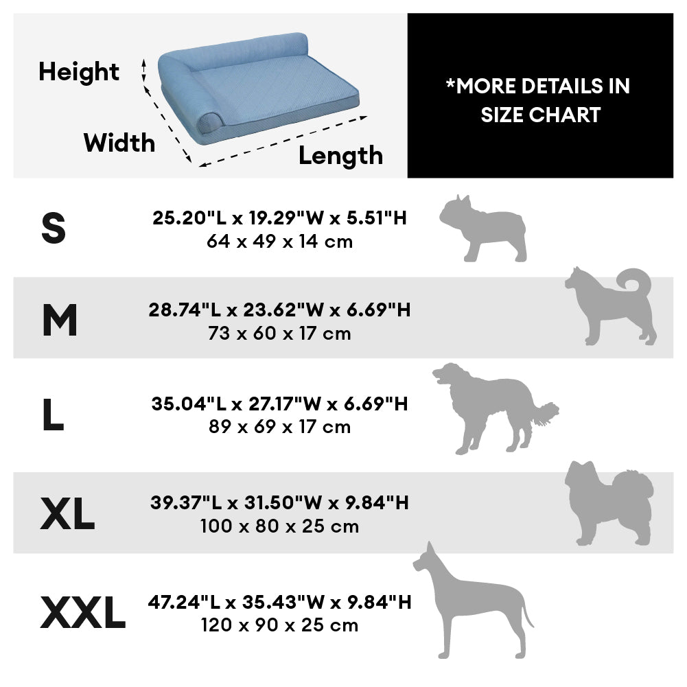 Large Cooling Breathable Non-Slip Orthopaedic Dog Bed