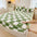 Milk Velvet Chequered Bedding Mattress Cover