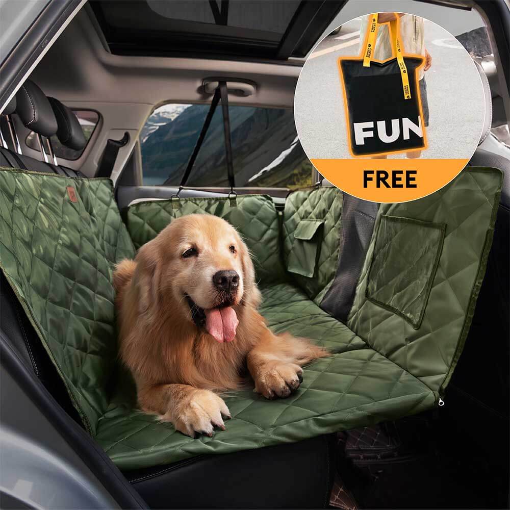 Mobile Bedroom Extra-Large Full Coverage Dog Back Seat Extender - Ideal for Travel & Camping