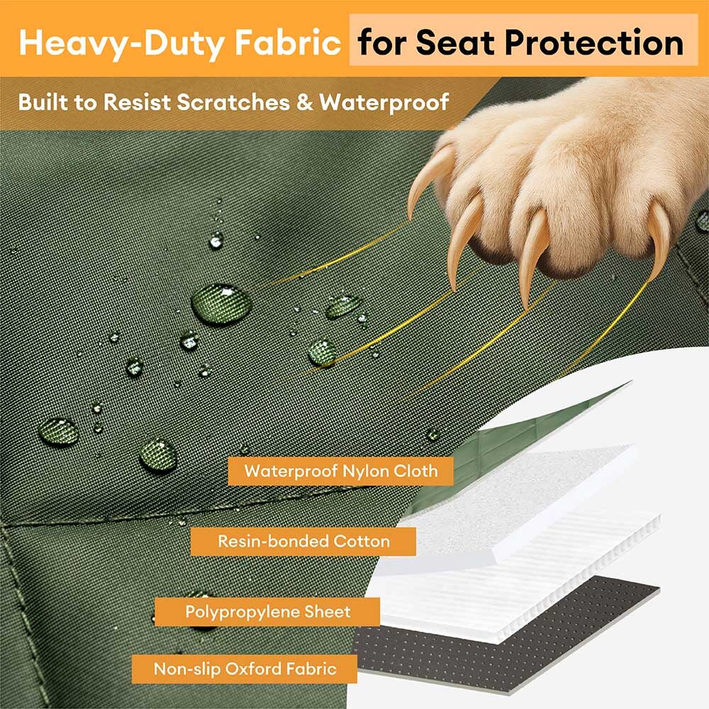 Mobile Bedroom Extra-Large Full Coverage Dog Back Seat Extender - Ideal for Travel & Camping