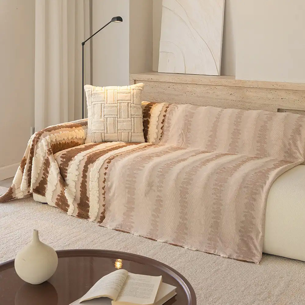 Modern Comfort Plush Multifunctional Blanket Sofa Protection Sofa Cover