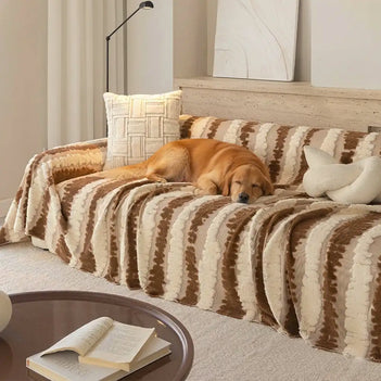 Modern Comfort Plush Multifunctional Blanket Sofa Protection Sofa Cover