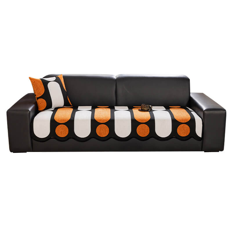 Modern Irregular-Shaped Chenille Scratch-Resistant Sofa Cover