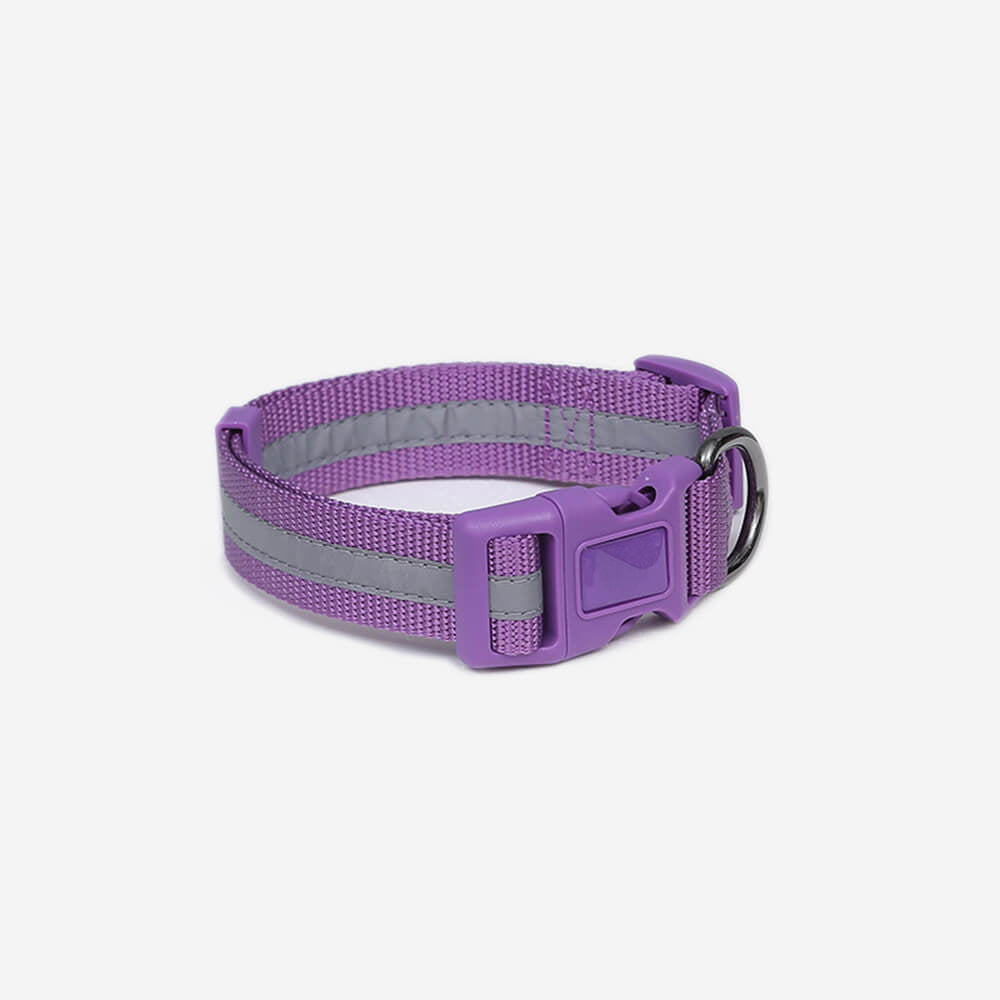 Nylon Adjustable Reflective No-Pull Dog Harness Collar and Lead