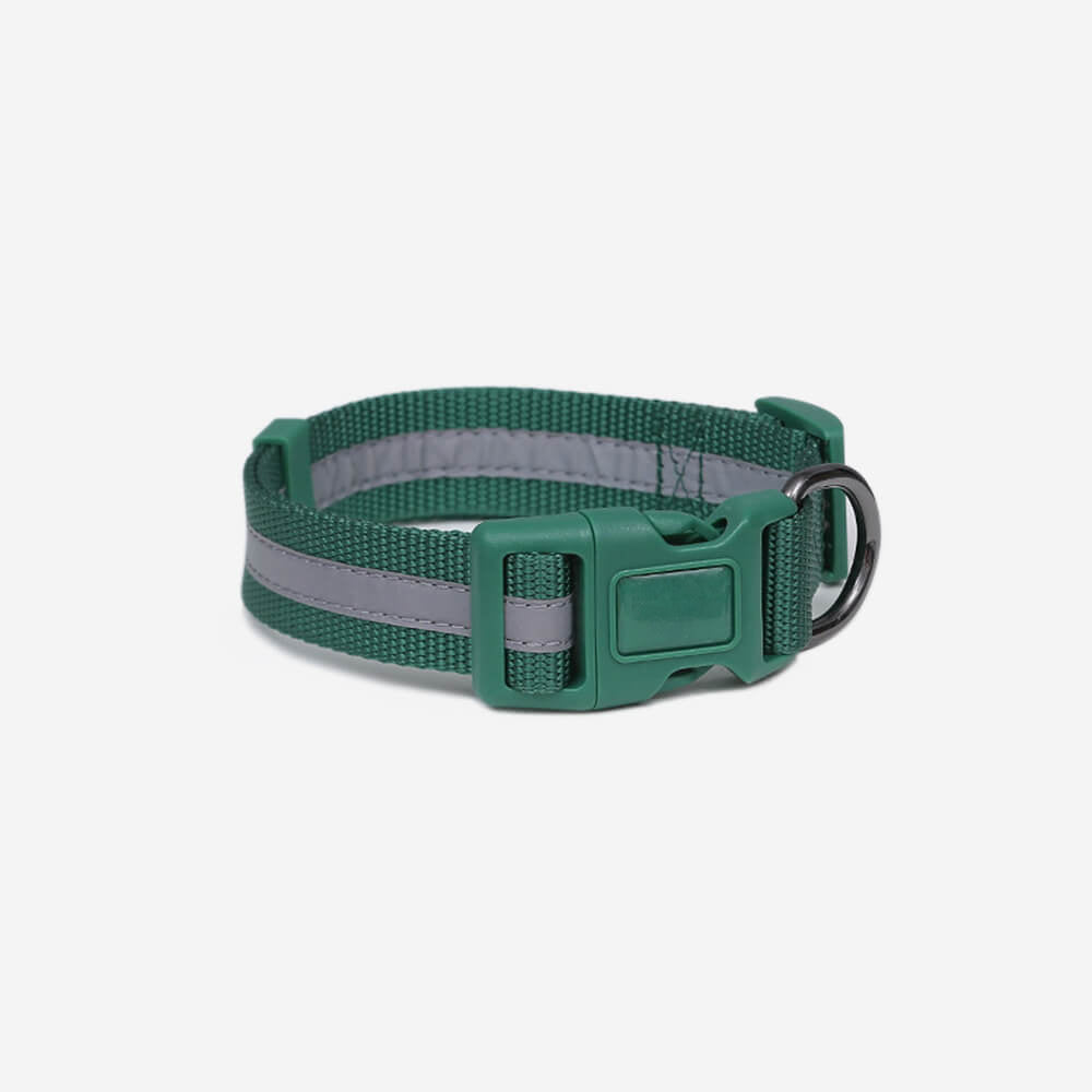 Nylon Adjustable Reflective No-Pull Dog Harness Collar and Lead