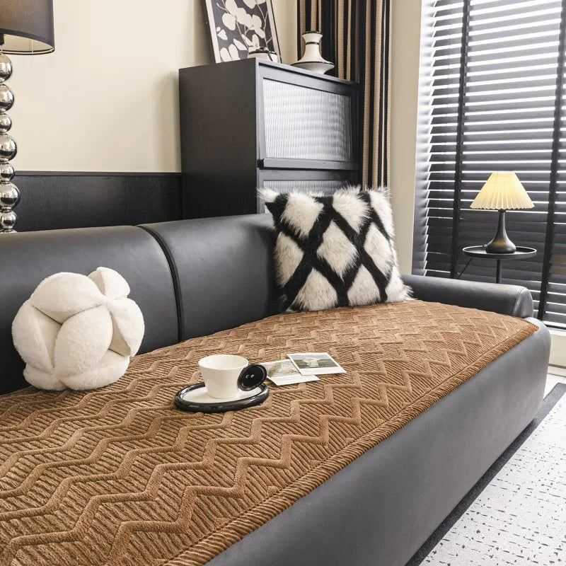 Skin-Friendly Velet Comfortable Dog Mat Non-Slip Sofa Cover