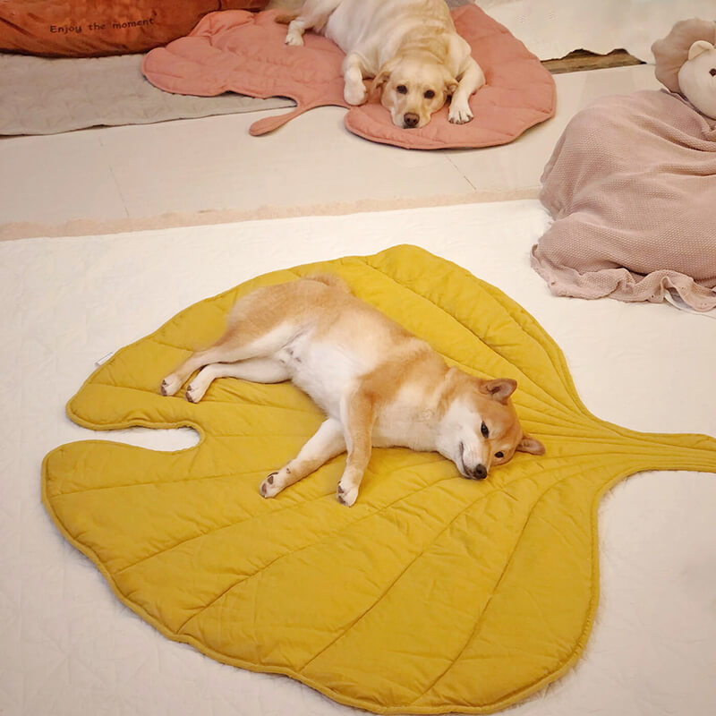 Calming Dog Blanket - Leaf Shape