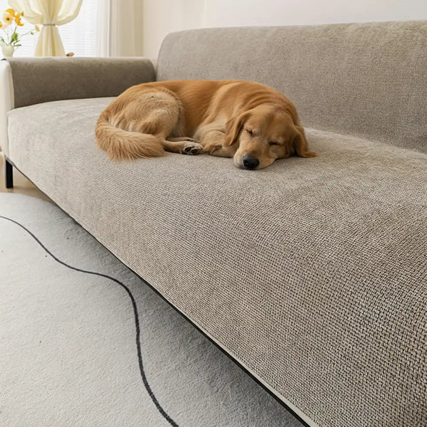 One-Piece Chenille Scratch-Resistant Durable Water-Repellent Non-Slip Sofa Cover