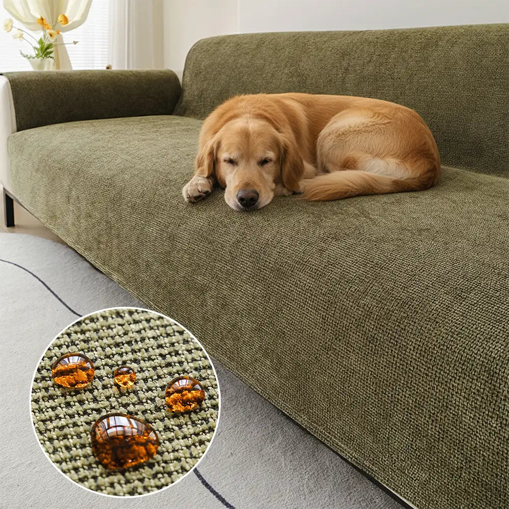 One-Piece Chenille Scratch-Resistant Durable Water-Repellent Non-Slip Sofa Cover