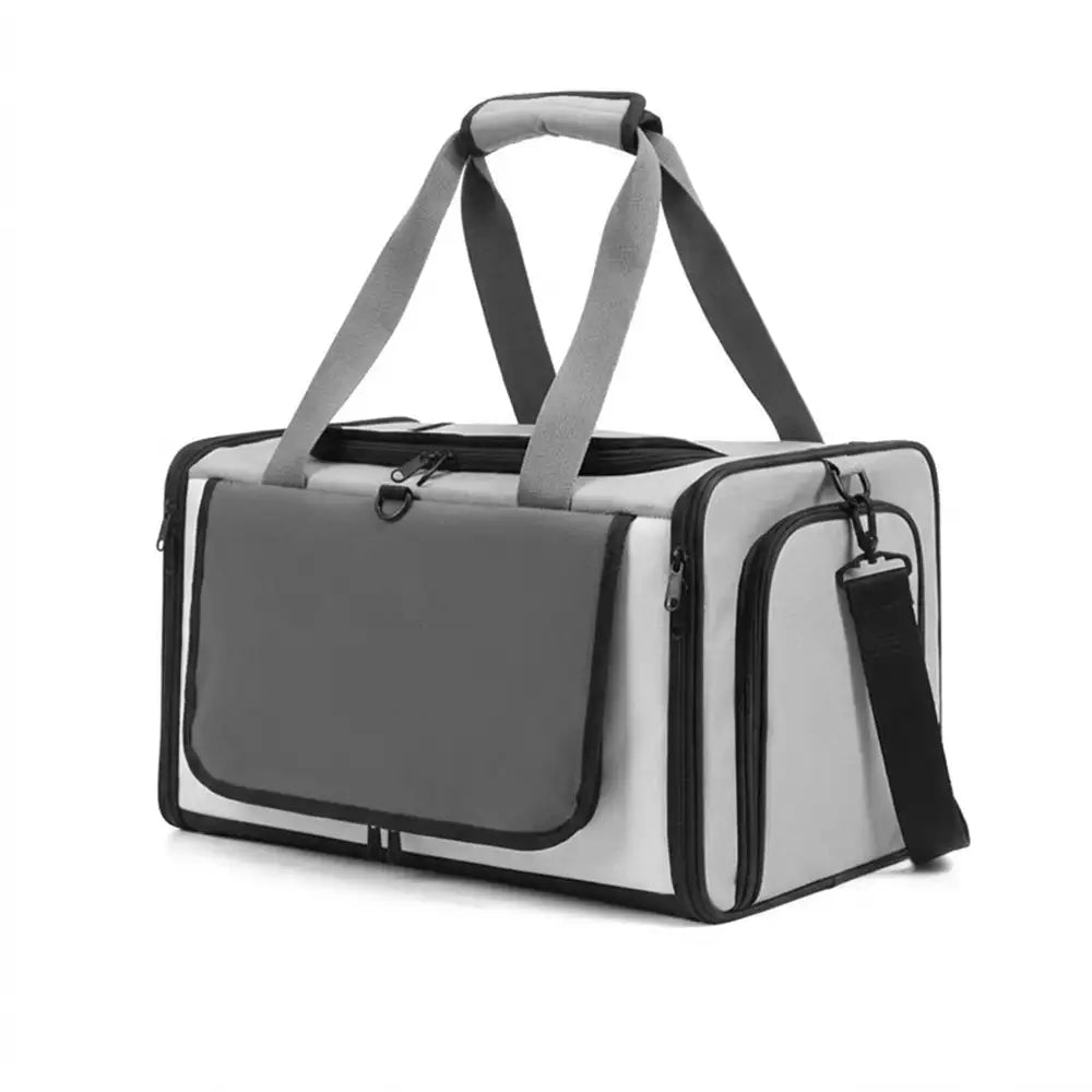 Outdoor Portable Breathable Large-Capacity Expandable Cat Carrier Bag Airline Approved