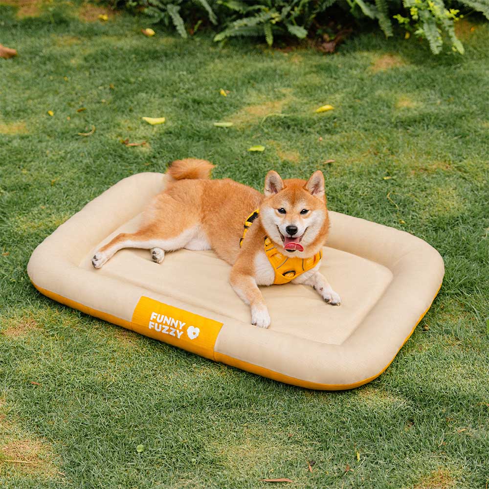 Outdoor Waterproof & Scratch-Resistant Colour-blocked Orthopaedic Dog Mat - Trek Lounge