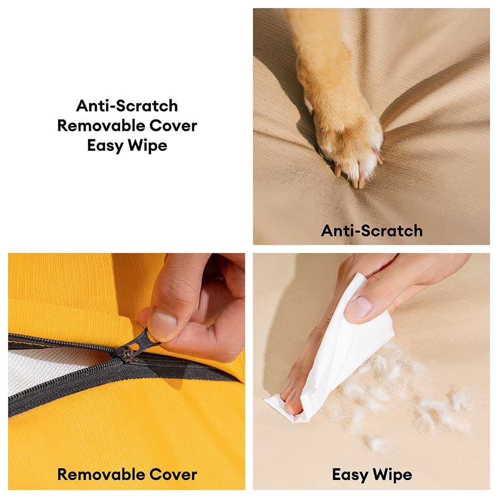 Outdoor Waterproof & Scratch-Resistant Colour-blocked Orthopaedic Dog Mat - Trek Lounge