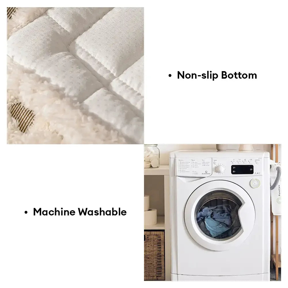 Retro Plush Diamond Pattern Scratch-Resistant Non-Slip Pet Mat Sofa Cover