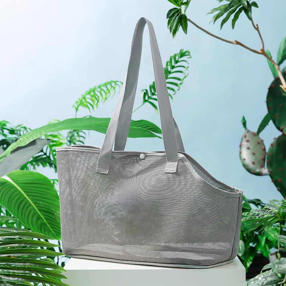 Lightweight Mesh Pet Carrier Bag for Small Dogs & Cats