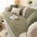 Simple Solid Colour Plush Furniture Protector Outdoor Garden Sofa Cover
