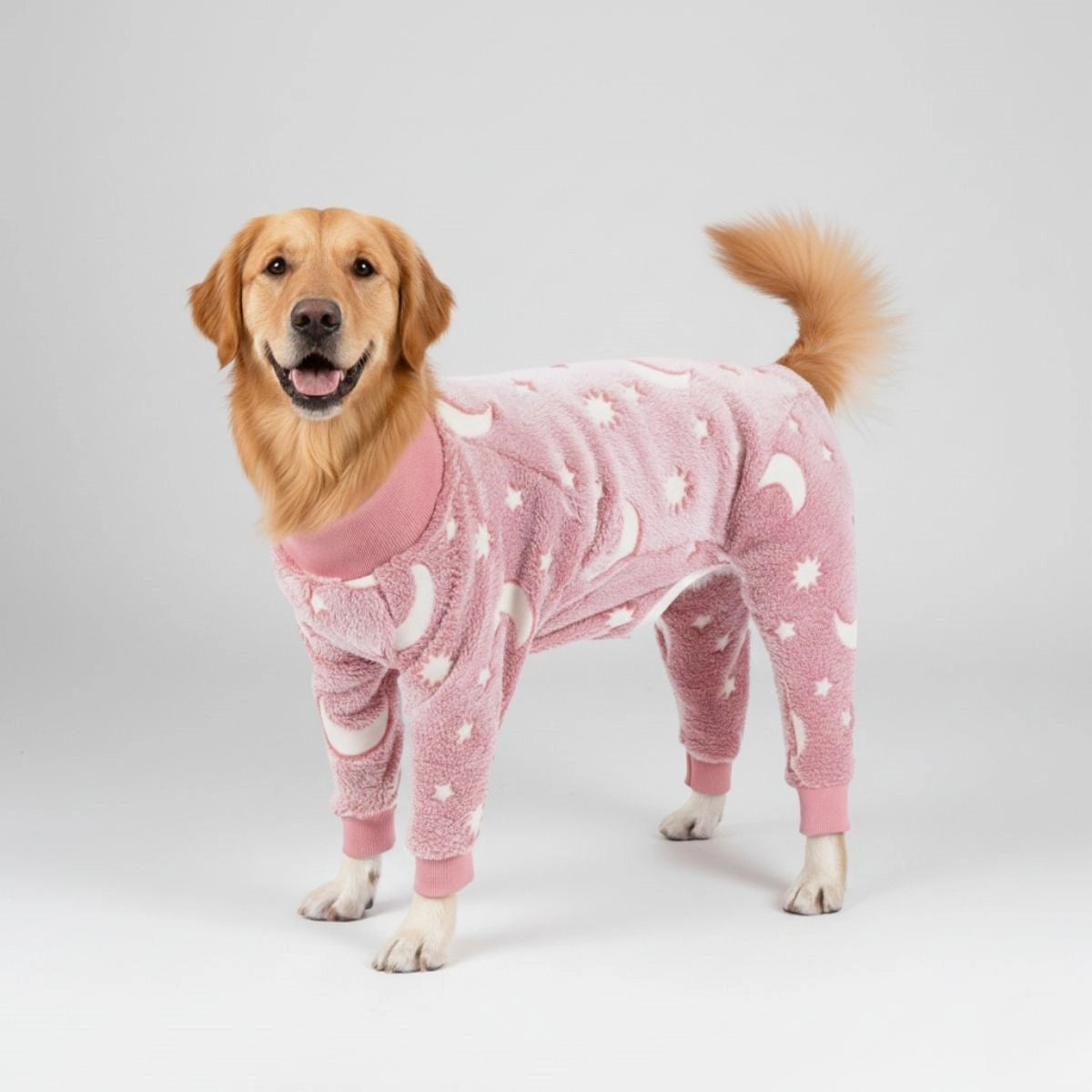 Soft and Cosy Moon & Stars Dog Pyjamas - Perfect for Year-Round Comfort Dog Clothes