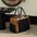 Stylish Quilted Patchwork Breathable Lightweight Pet Backpack Carrier Bag Dog Cat Carrier
