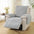 Thick Fuzzy Faux Sherpa Fleece Recliner Chair Cover with Elastic Straps