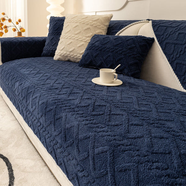 Thickened Soft Plush Sofa Protection Decoration Sofa Cover