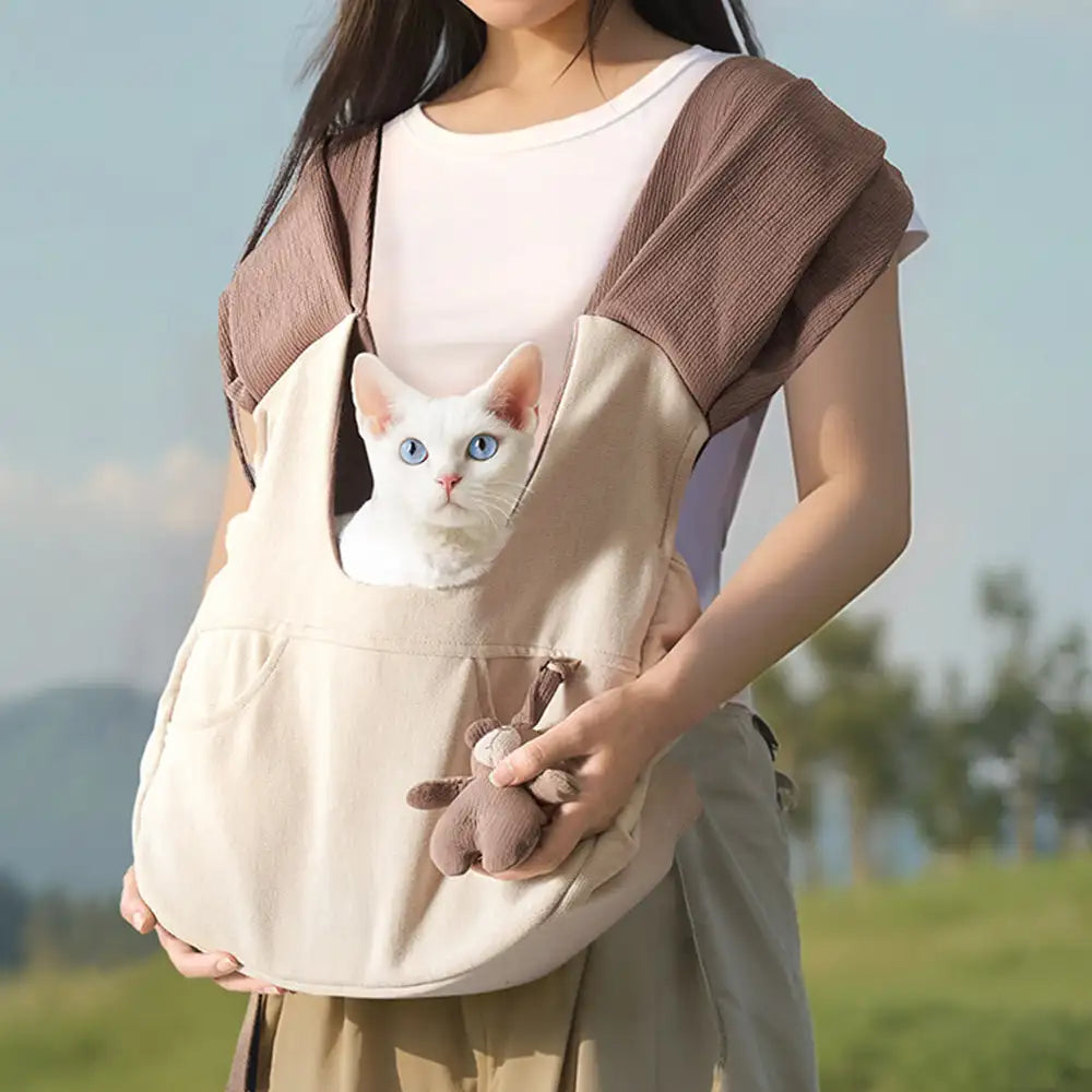 Versatile Pocket Portable Pet Front Backpack Cat Sling Chest Carrier Cat Carrier