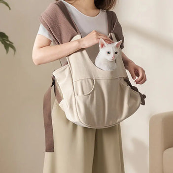 Versatile Pocket Portable Pet Front Backpack Cat Sling Chest Carrier Cat Carrier