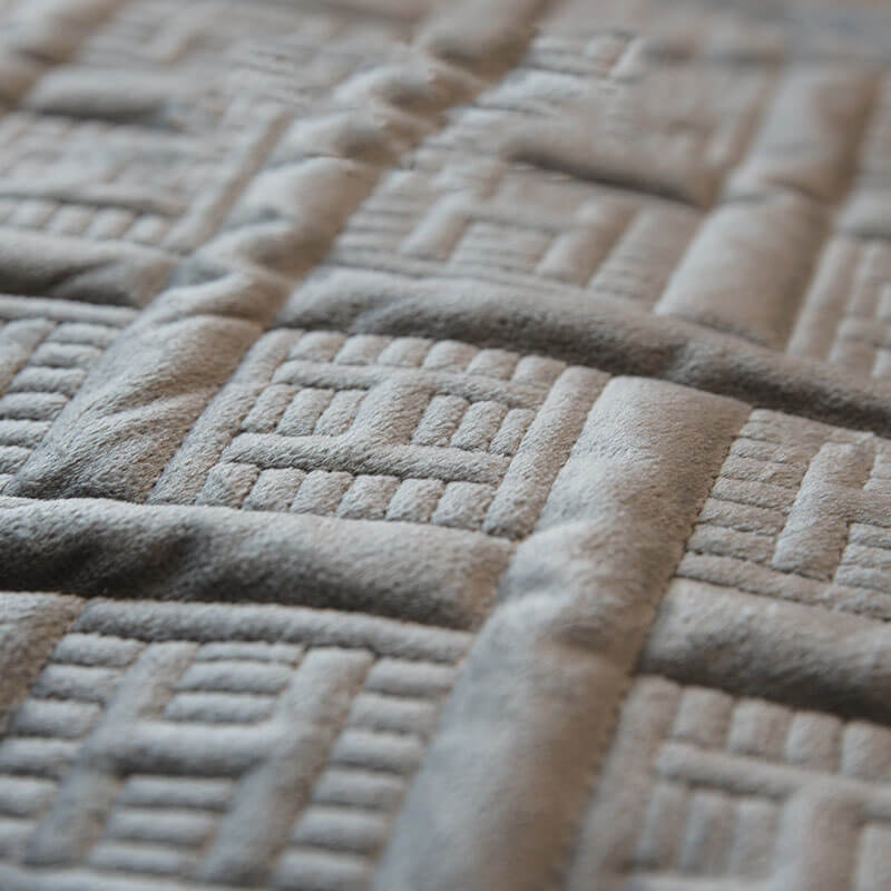 Vintage Dark Quilted Velvet Scratch-resistant Sofa Cover