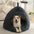 Warm Plush Cosy Hideaway Cat Cave Dog Bed
