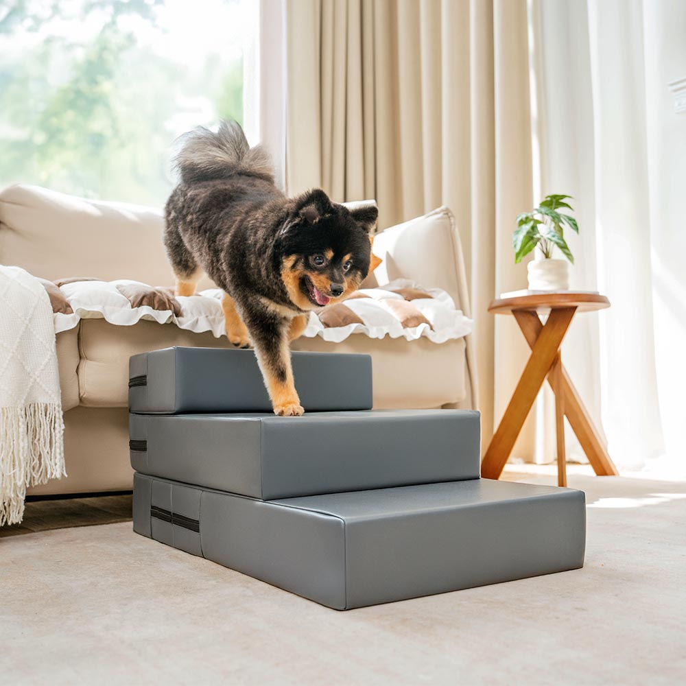 Waterproof Washable PU Leather Modular Multi-Level Pet Steps