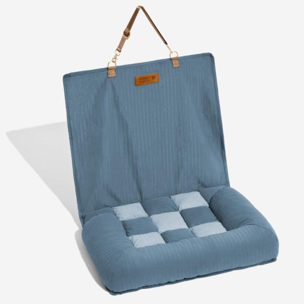 Travel Bolster Safety Back Seat Large Dog Car Seat Bed - Roadtrip