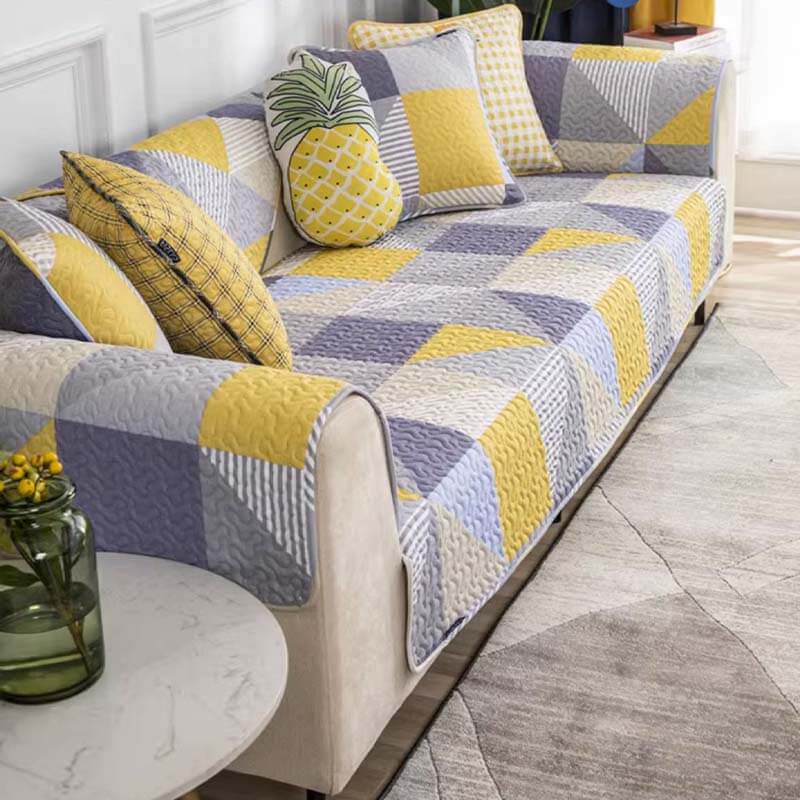 Artistic Geometric Pattern Washable Sofa Cover
