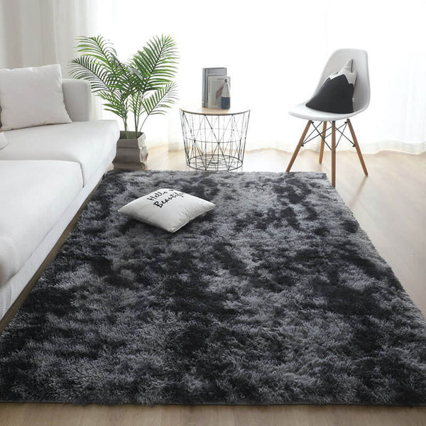 Chic Cosy Plush Tie-Dye Homes Rug Pet Mat