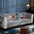 Classic Houndstooth Print Chenille Non-slip Sofa Cover
