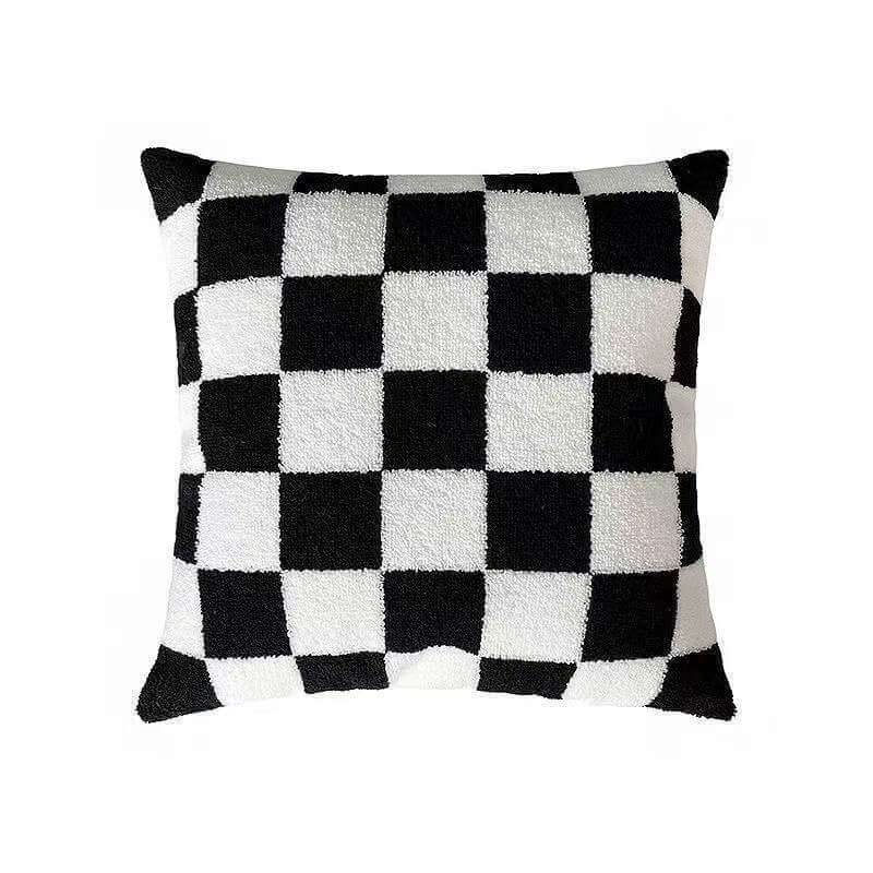 Embroidered Daisy Pillow Sofa Cushion