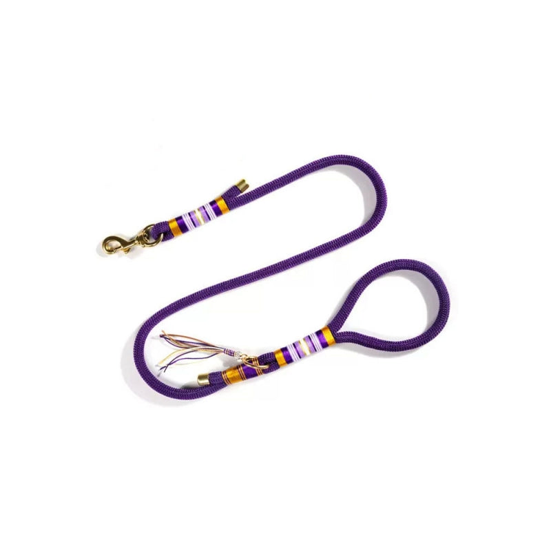 Hand-knitted Rope Dog Training Walking Lead