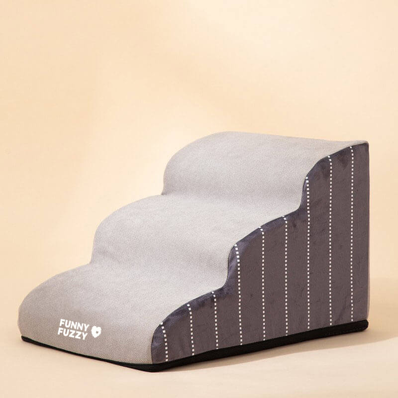 Plain Pattern Pet Climbing Ladder Removable Dog Steps