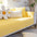 Weave Pattern Cotton Quilted Sectional Sofa Cover