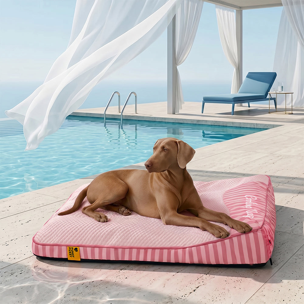 Extra Large Cooling Washable Rectangle Orthopaedic Dog Bed - Cooling Nap