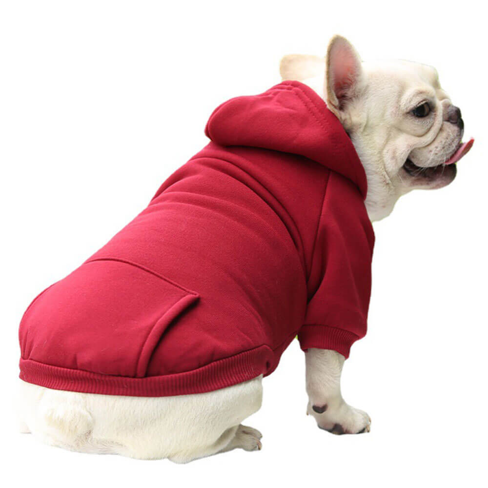 Autumn and Winter Pocket Sweatshirt Double Legs Sports Style Multicolour Pet Dog Clothes