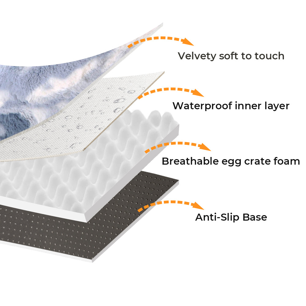 Cloudy Dream Cosy Fluffy Pet Bed Deep Sleep Dog Bed