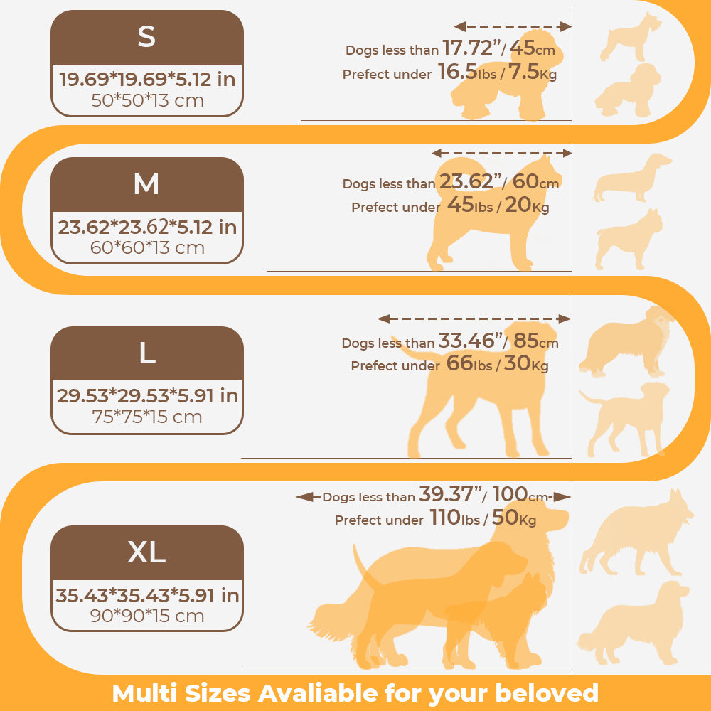 Cloudy Dream Cosy Fluffy Pet Bed Deep Sleep Dog Bed