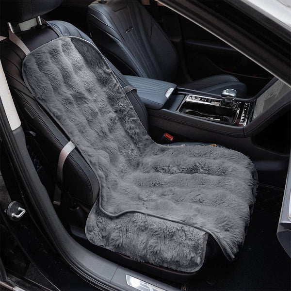 Fluffy Cosy Calming Pet Blanket Car Seat Protector Cover - Sure step