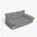 Stripe Waterproof Foldable Large Dog Sofa Bed for Crate